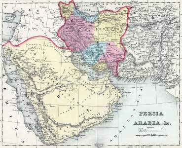 Gulf Region of the Middle East, 1857, zoomable map