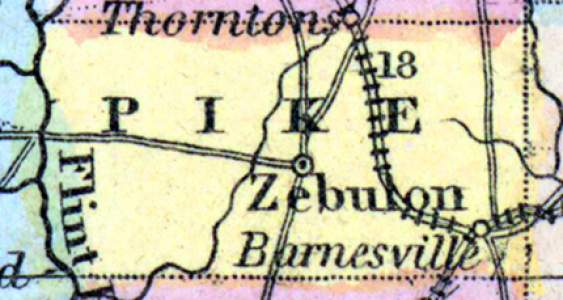 Pike County, Georgia, 1857