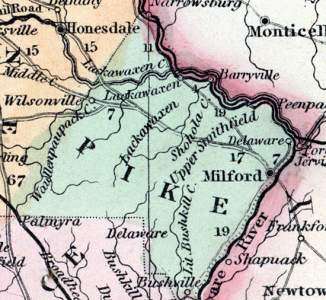Pike County, Pennsylvania, 1857
