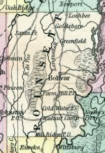Poinsett County, Arkansas, 1857