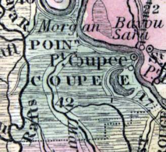 Point Coupee Parish, Louisiana, 1857