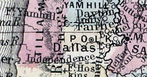 Polk County, Oregon, 1866