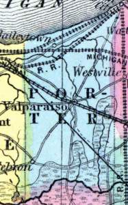 Porter County, Indiana, 1857