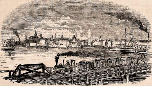 Portsmouth, New Hampshire, 1861, artist's impression
