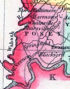 Posey County, Indiana, 1857