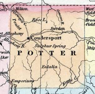 Potter County, Pennsylvania, 1857