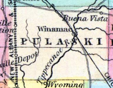 Pulaski County, Indiana, 1857