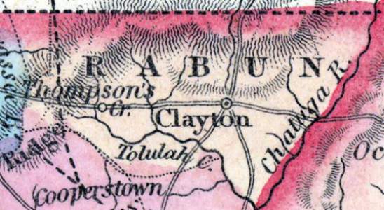 Rabun County, Georgia, 1857