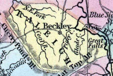Raleigh County, Virginia, 1857