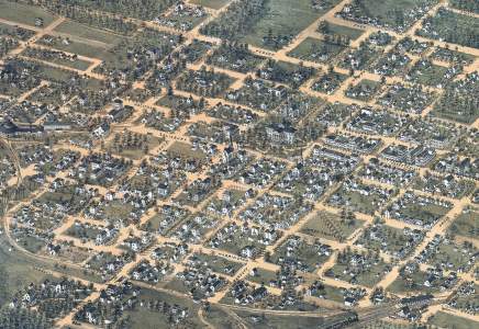 Raleigh, North Carolina, central district, 1872