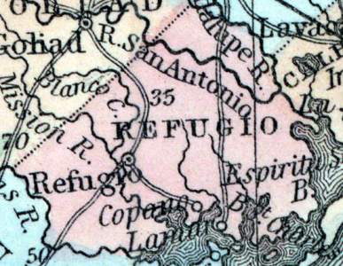 Refugio County, Texas, 1857
