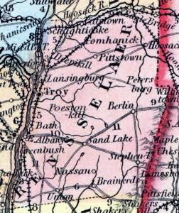 Rensselaer County, New York, 1857