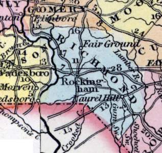 Richmond County, North Carolina, 1857