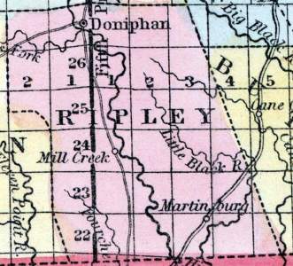 Ripley County, Missouri, 1857