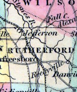 Rutherford County, Tennessee, 1857