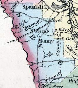 Sabine Parish, Louisiana, 1857