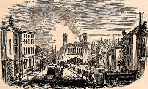 Salem, Massachusetts, 1861, artist's impression