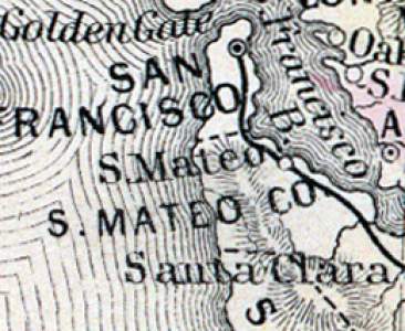 San Mateo County, California, 1860
