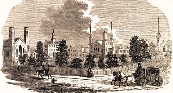 Sandusky, Ohio, 1861, artist's impression