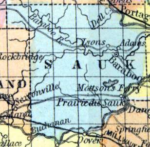 Sauk County, Wisconsin, 1857