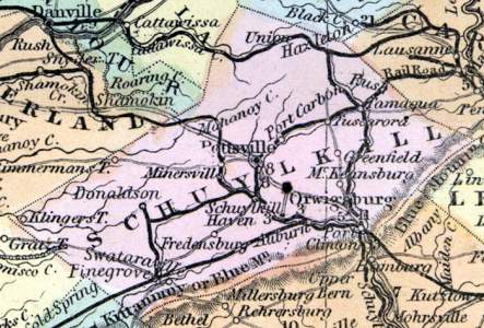Schuylkill County, Pennsylvania, 1857