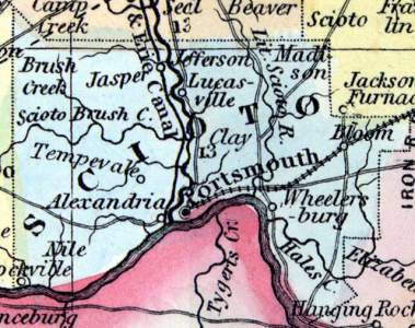 Scioto County, Ohio, 1857