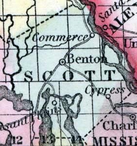 Scott County, Missouri, 1857