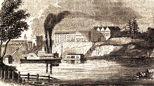 Selma, Alabama, 1861, artist's impression