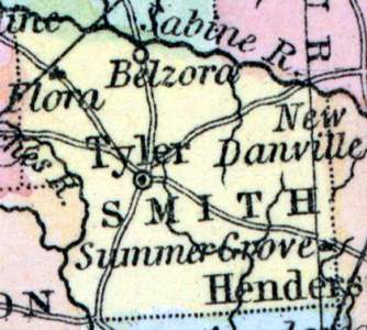 Smith County, Texas, 1857