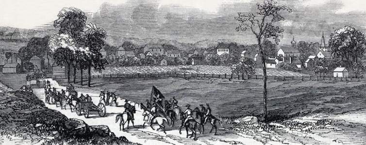 Smithfield, Virginia, September 1864, artist's impression, detail