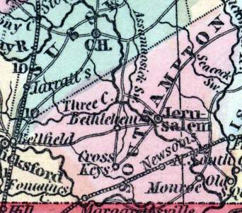 Southampton County, Virginia, 1857