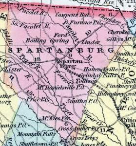 Spartanburg District, South Carolina, 1857