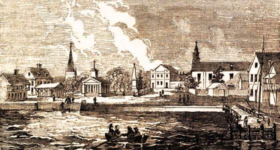 St. Augustine, Florida, 1861, artist's impression