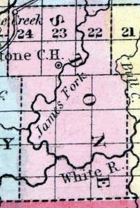 Stone County, Missouri, 1857