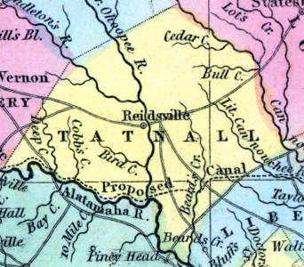 Tattnall County, Georgia, 1857