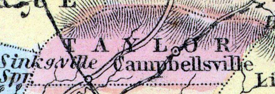 Taylor County, Kentucky, 1857