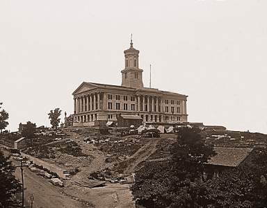 Tennessee State House, Nashville, Tennessee, circa 1863