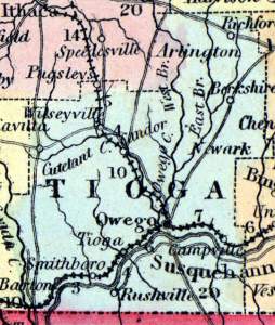 Tioga County, New York, 1857