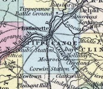 Tippecanoe County, Indiana, 1857