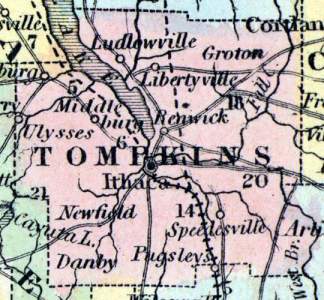 Tompkins County, New York, 1857