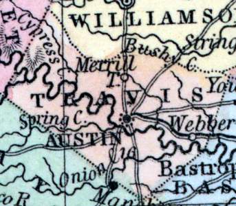 Travis County, Texas, 1857