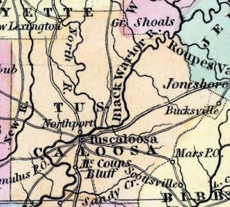 Tuscaloosa County, Alabama, 1857