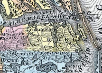 Tyrrell County, North Carolina, 1857