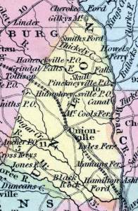Union District, South Carolina, 1857