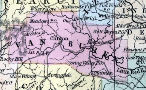 Van Buren County, Arkansas, 1857