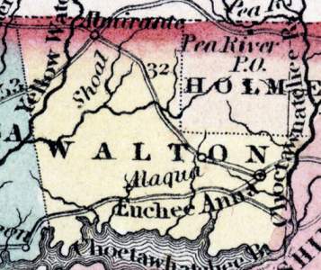 Walton County, Florida, 1857