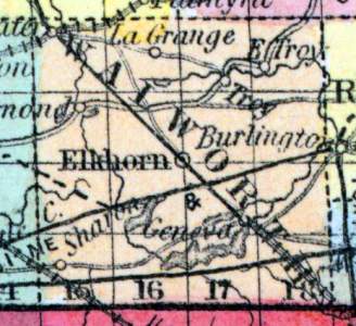 Walworth County, Wisconsin, 1857