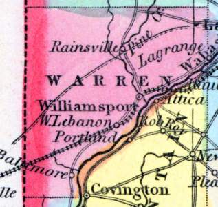 Warren County, Indiana, 1857