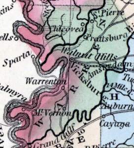 Warren County, Mississippi, 1857