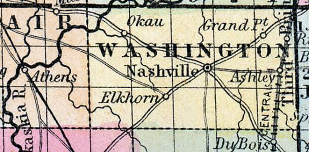 Washington County, Illinois, 1857